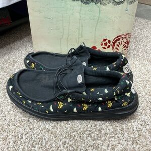 Hey Dude Black with Multicolor